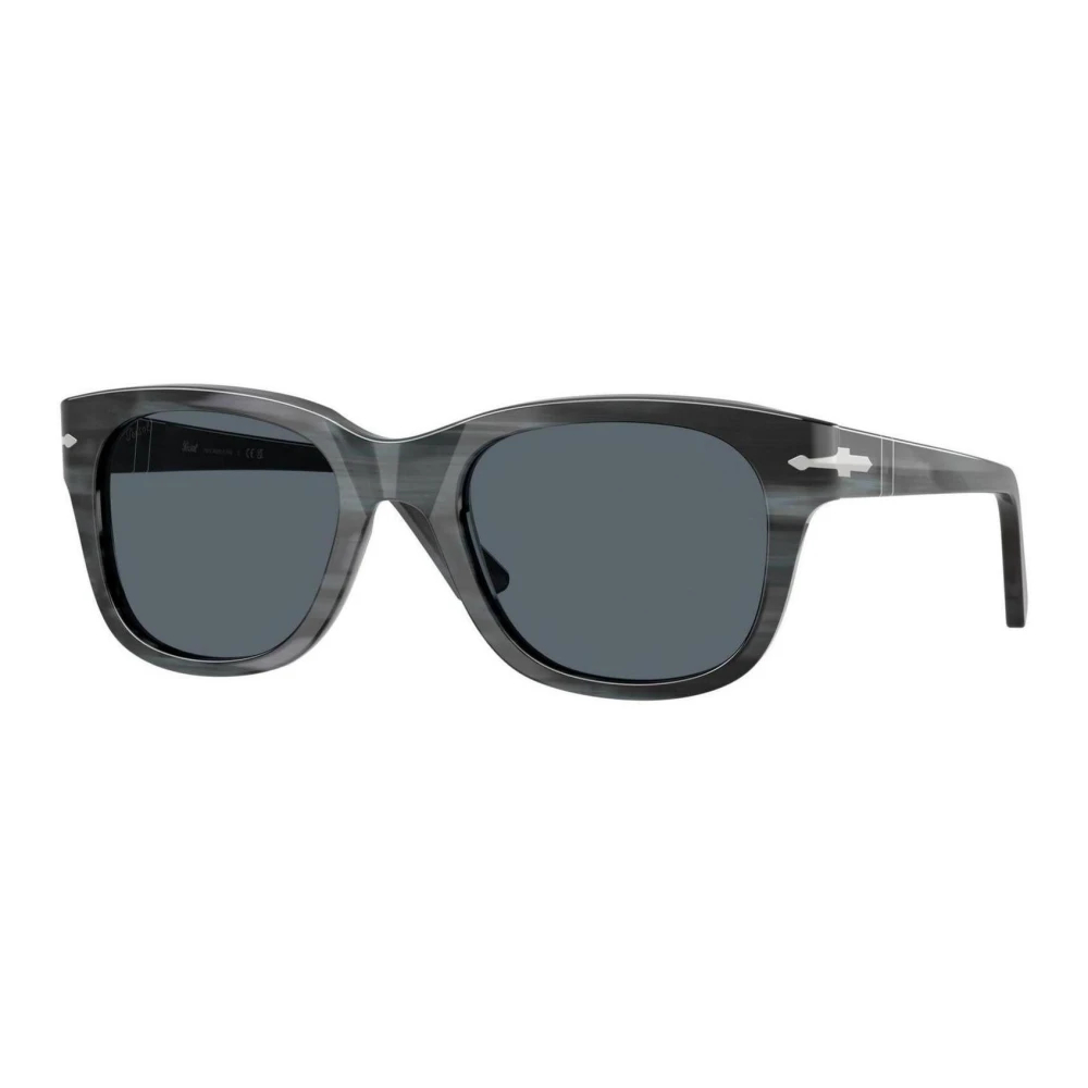 Persol Unisex Grau Po3372s 1224R5 Sonnenbrillen Acetat Blau Quadratisch Normal - Bild 4