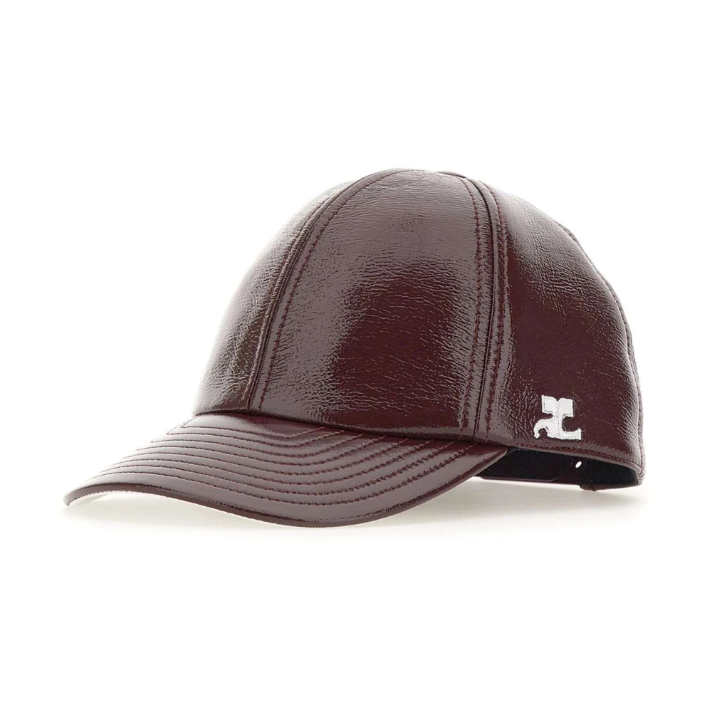 Courrèges Damen Violett - Reedition Vinyl Cap - Accessories - Lila - S