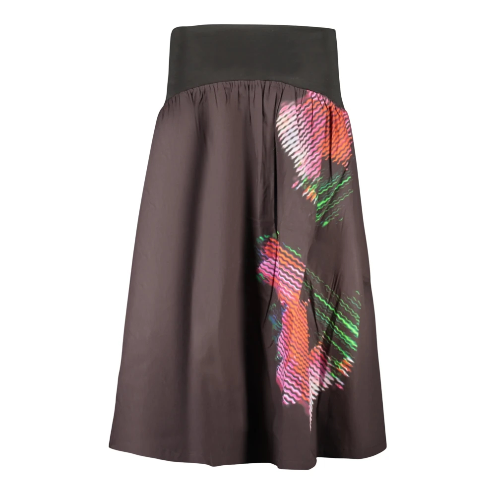 Desigual Damen Schwarz Midirock 26Swfw02 Regular Fit - Image 6