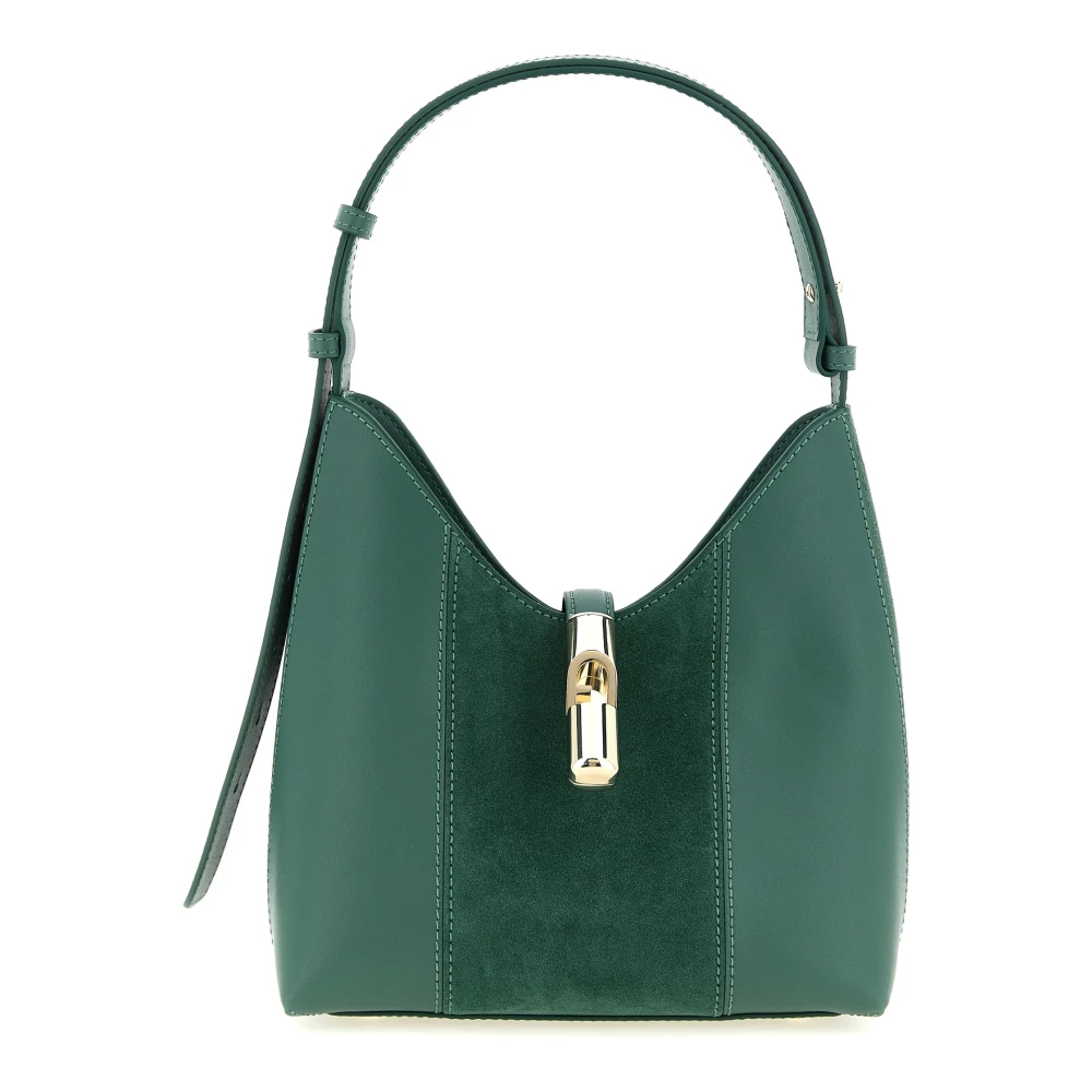 Furla - Goccia S Hobo Bag - Bags - Damen - Grün - One Size