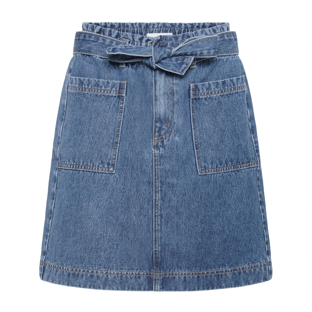Kaffe Damen Blau - Denimrock - Skirts - Xs