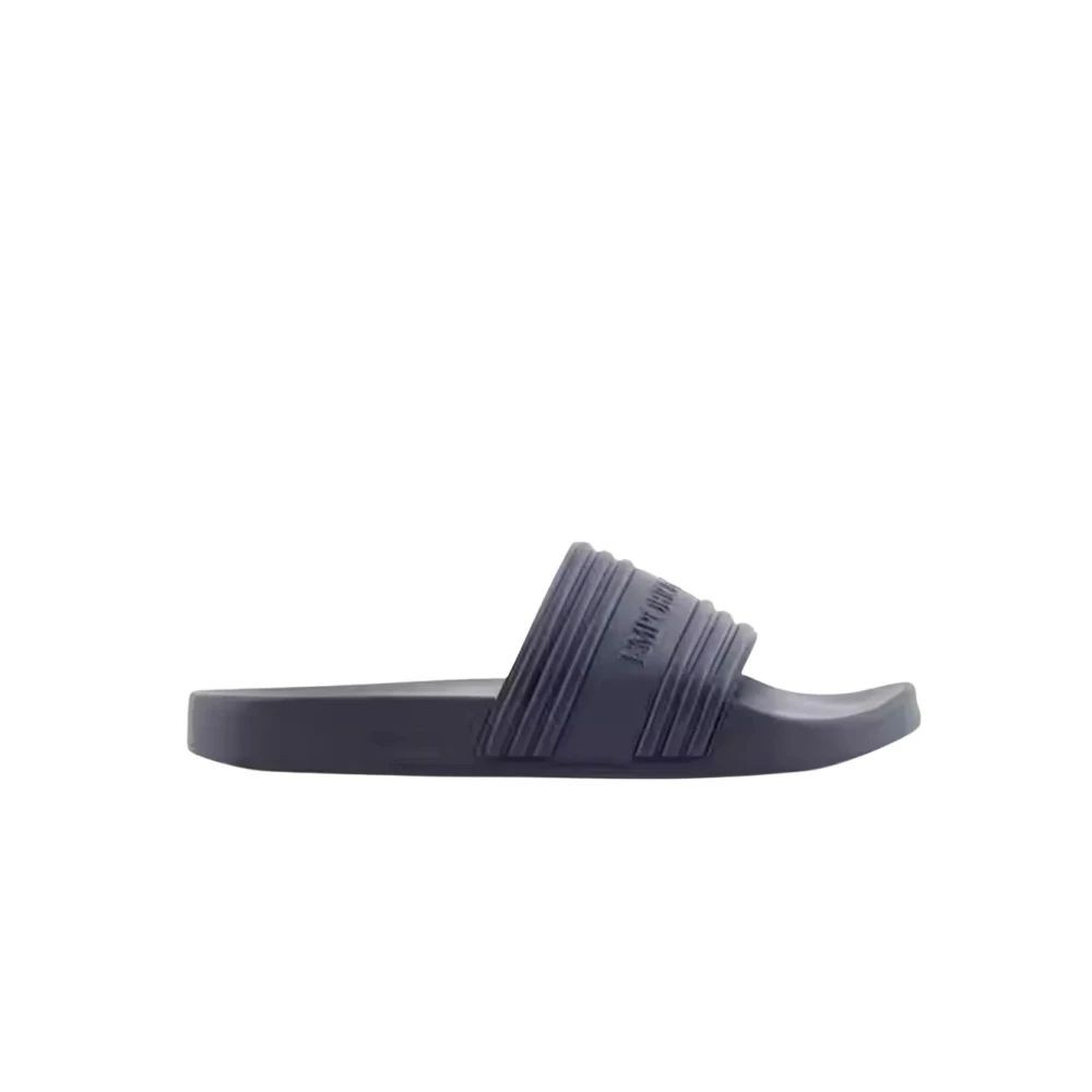 Emporio Armani Herren Blau - Sliders - Shoes - 43 Eu