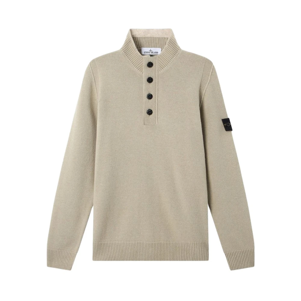Stone Island Herren Beige Ls Polo - Bild 3