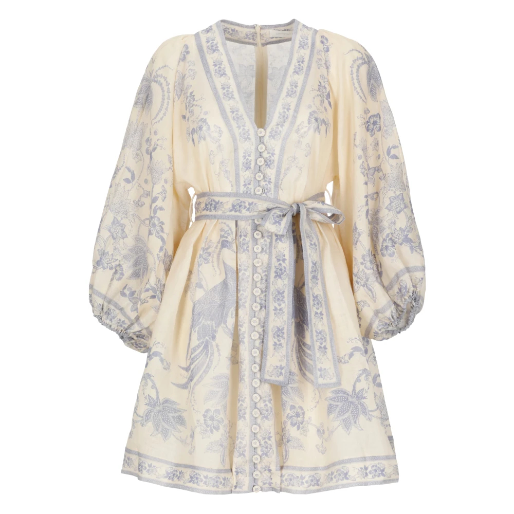 Zimmermann Minikleid Indra Aus Leinen De Größe 38 - MyTheresa - Bild 3