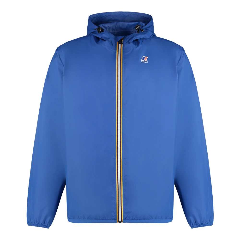 K-Way Herren Blau - Claude Kapuzenjacke Aus Nylon - Jackets - 2XL