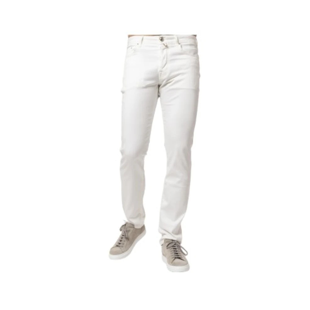 Jacob Cohën Herren Weiß - Slim-Fit Bard Jeans - Jeans - W34
