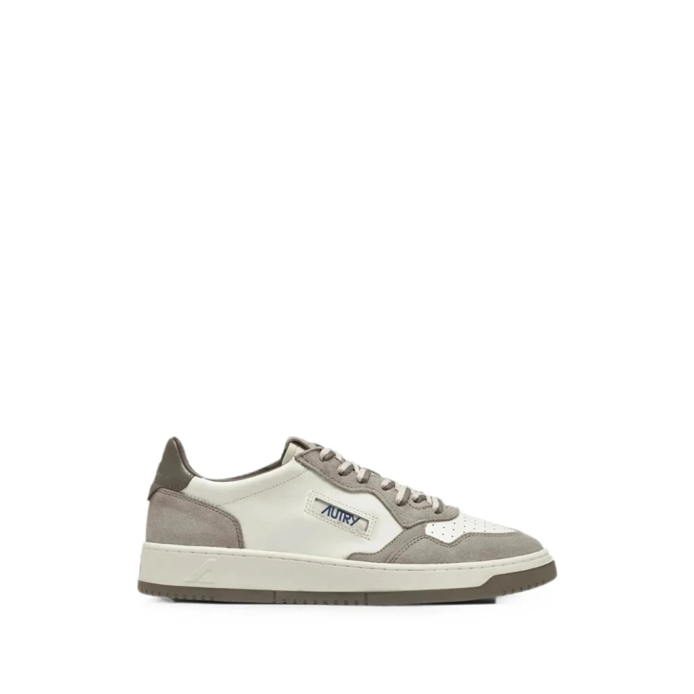 AUTRY | White leather and licorice suede Medalist Low sneakers | male | 43 - Bild 10