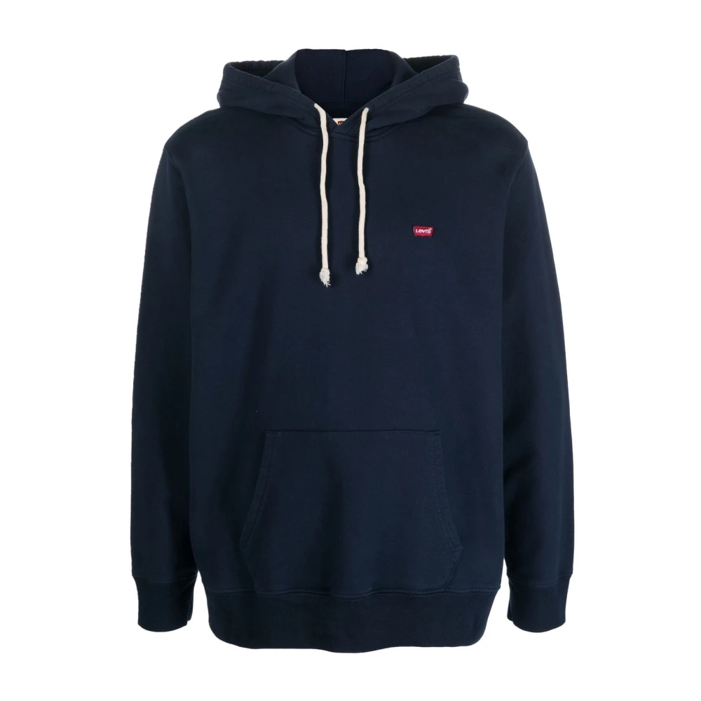 Levis Blau Kapuzenpullover Original Housemark Hoodie In Dress Blues X - Image 6