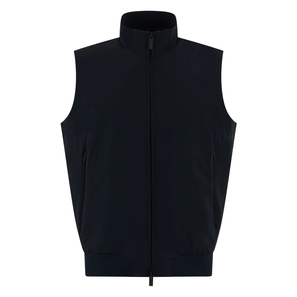 Rrd Herren Schwarz - Ärmellose Weste Mit Reißverschluss - Jackets - K - M