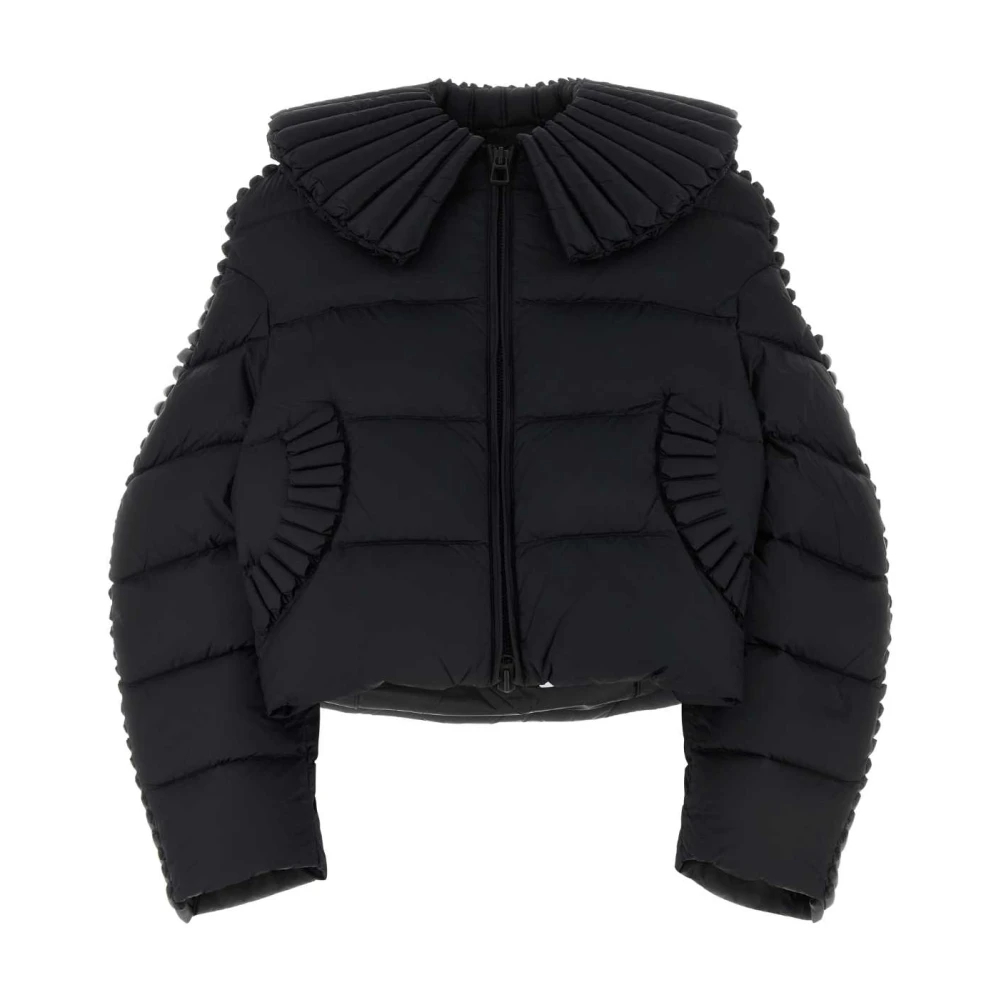 Raxxy Damen Schwarz - Oversize Nylon Daunenjacke - Jackets - K - S