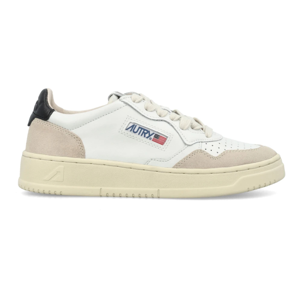 Autry, Damen, Sneakers, Medalist Low, Weiss, Schwarz, Beige, (36) - Bild 6