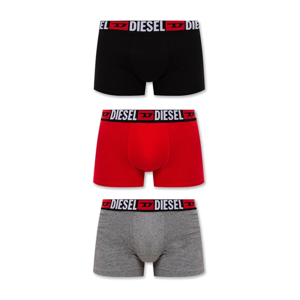 Diesel Herren Multicolor - Damien Dreierpack Boxershorts - Underwear - Mehrfarbig - 2XL