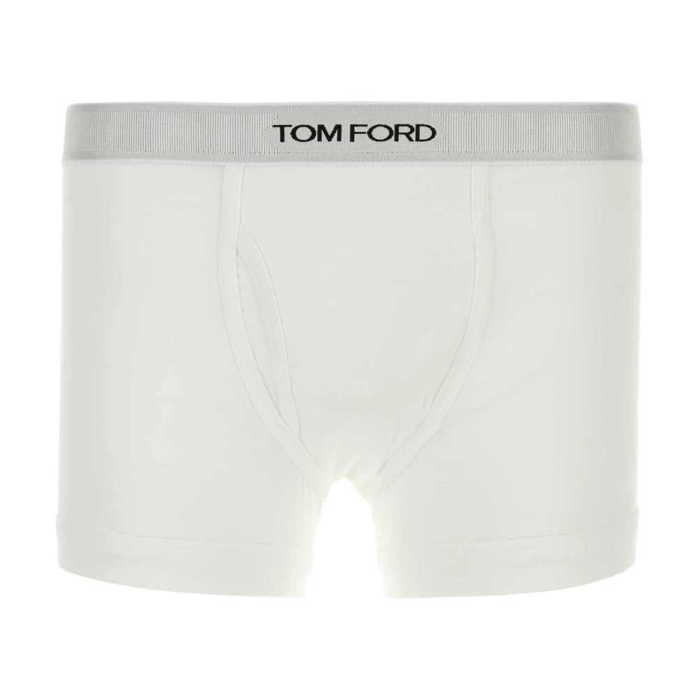 Tom Ford Herren Weiß - Baumwoll-Boxershorts Im Zweierpack - Underwear - S
