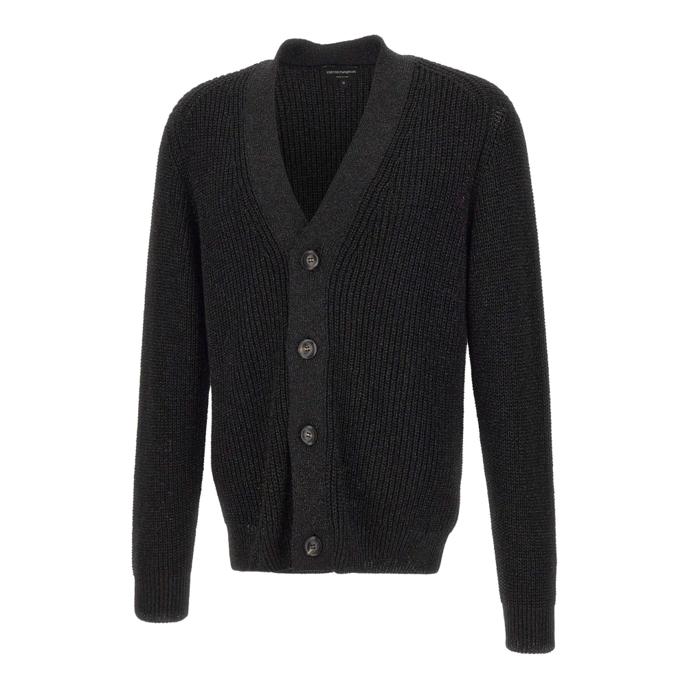 Emporio Armani - Sweaters Schwarz - Knitwear -Herren -Schwarzk -M