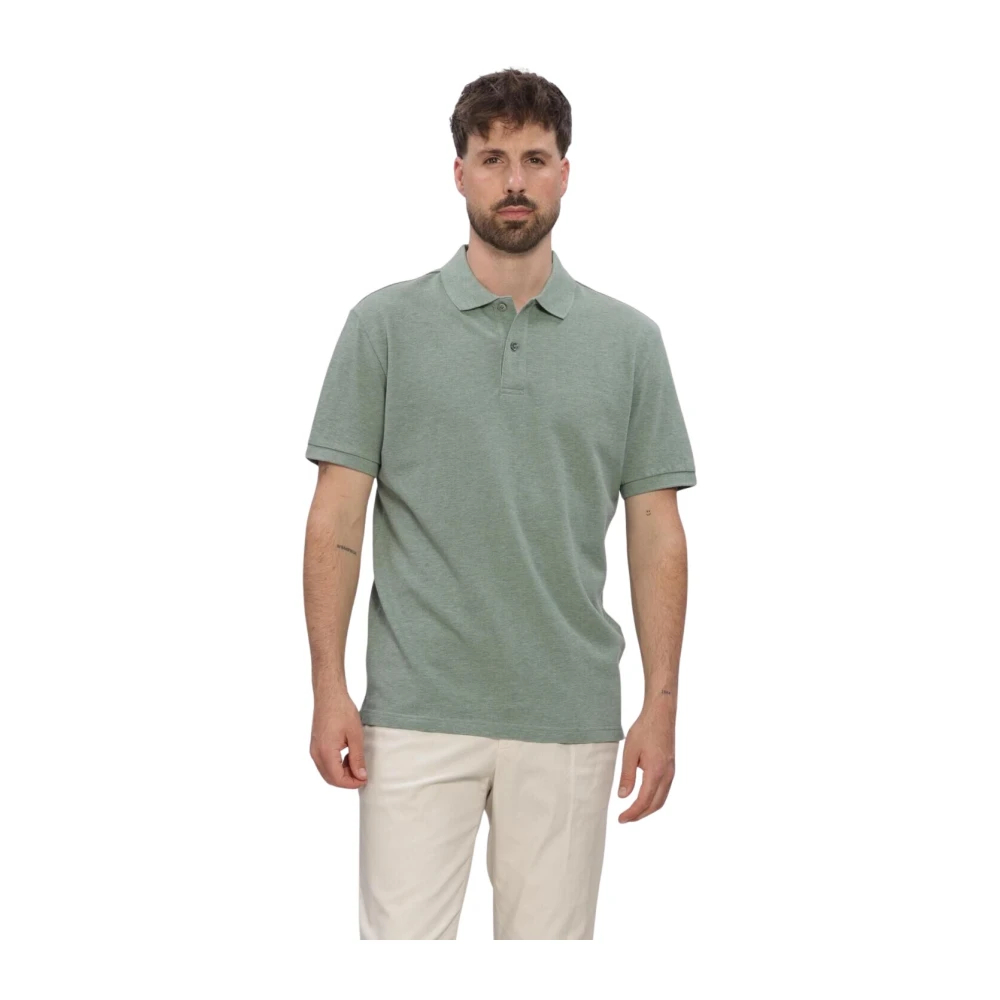 Hemden Profuomo Herren Grün Regular Fit Poloshirt Kurzarm - Bild 3