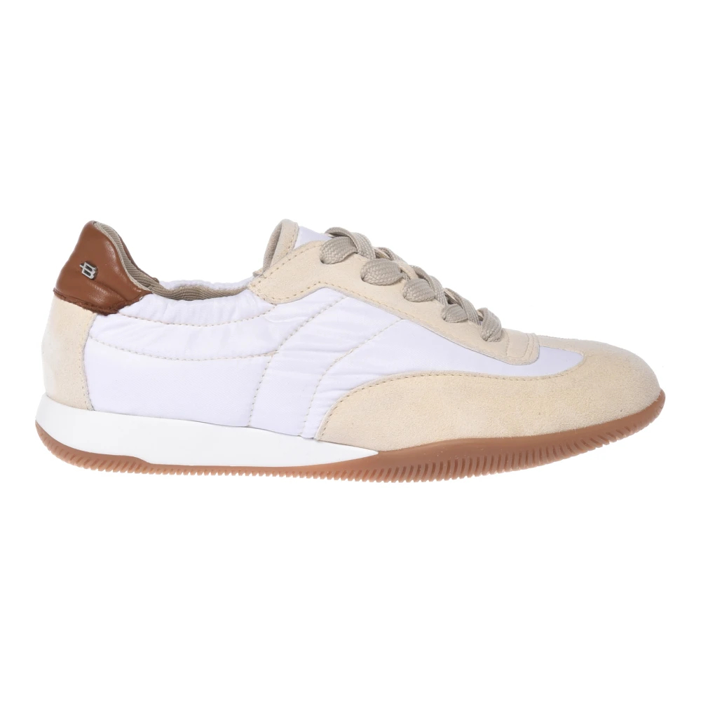 Baldinini Damen Weiß - Wildleder- Und Stoff-Sneaker - Shoes - 37 Eu