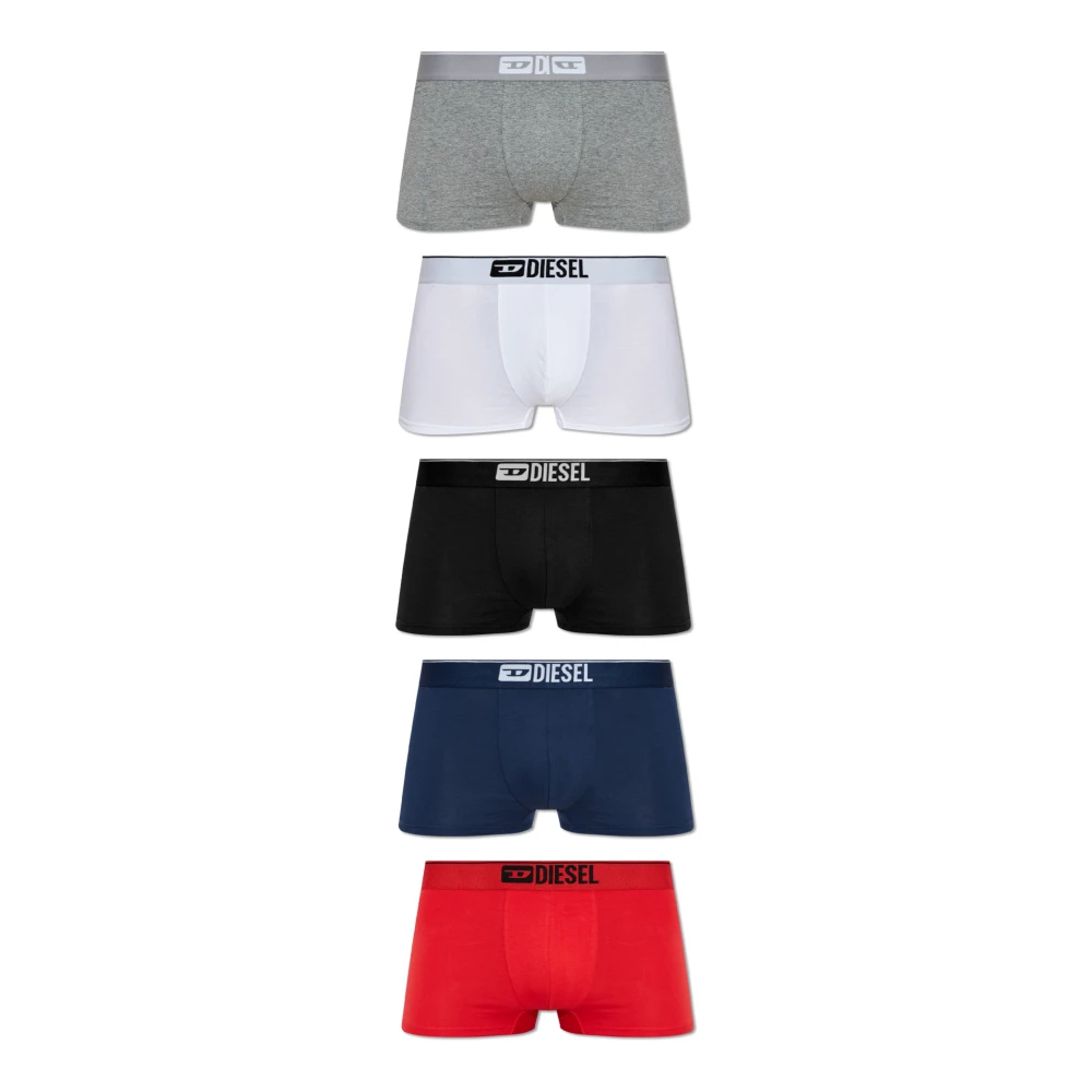Diesel Herren Multicolor - Fünferpack Damien Boxershorts - Underwear - Mehrfarbig - Xs