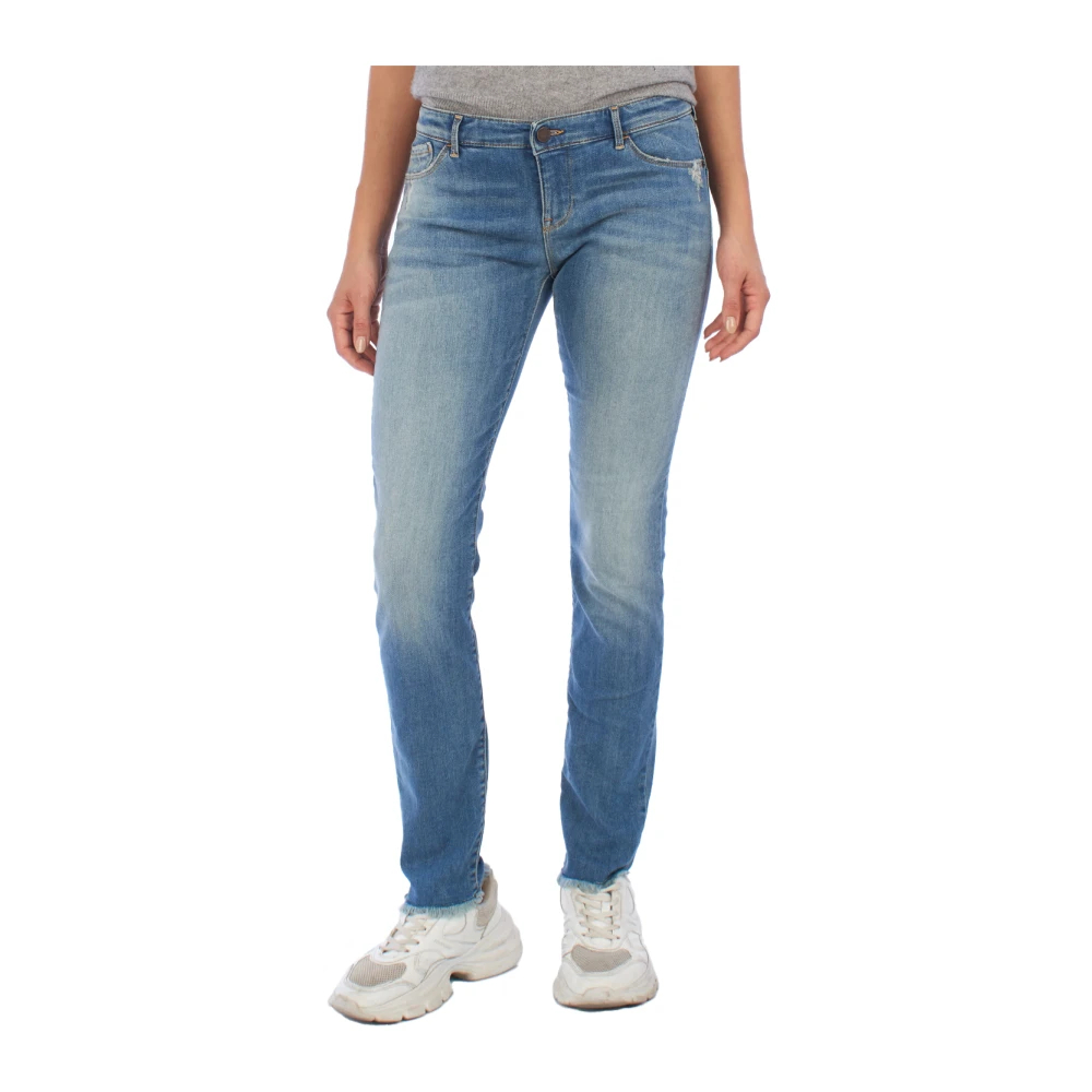 Emporio Armani Damen Blau - Push-Up Skinny Jeans - Jeans - W25