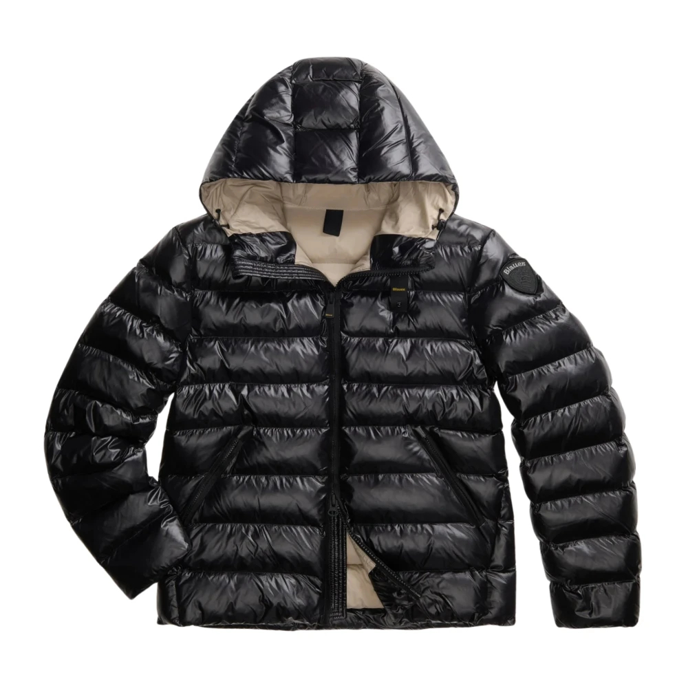 Blauer Usa Herren Schwarz Puffer Jackets, Gr. Xl - Bild 5