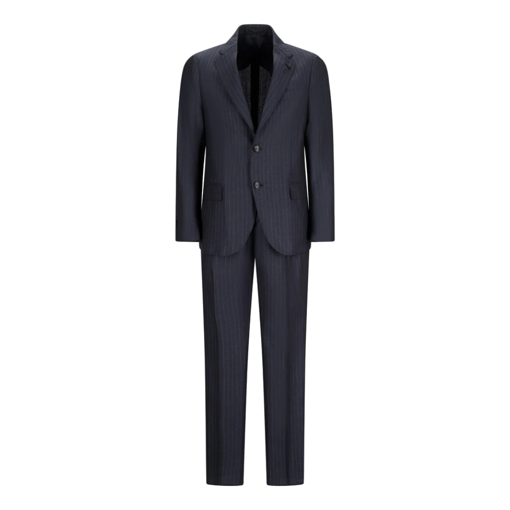 Lardini Herren Blau - Nadelstreifenanzug Für - Suits - M