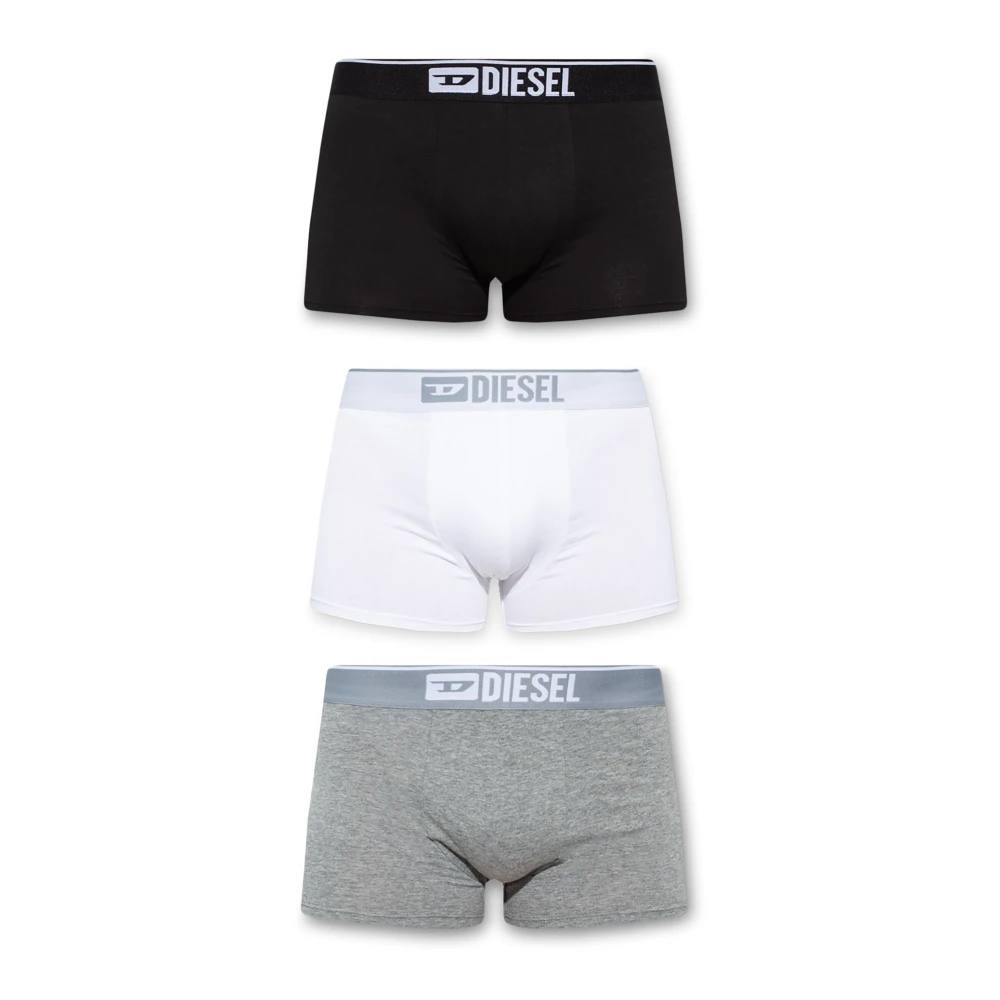 Diesel Herren Multicolor - Damien Dreierpack Boxer Briefs - Underwear - Mehrfarbig - 2XL