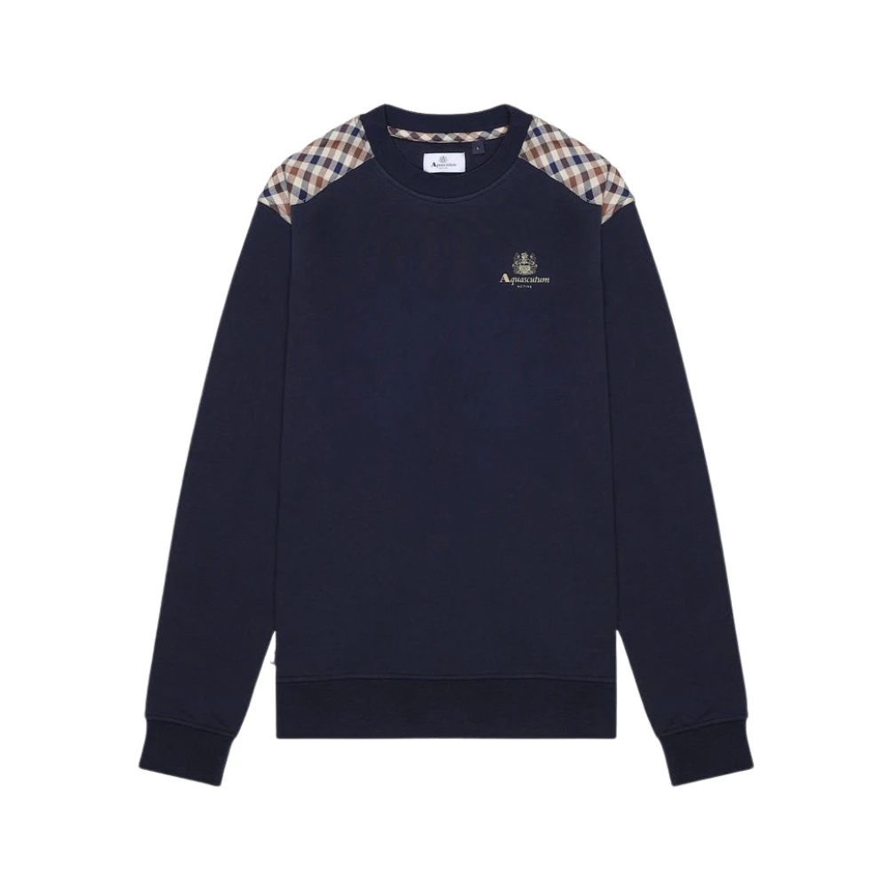 Aquascutum Herren Blau - Full-Zip Sweatshirt - Sweatshirts & Hoodies - 2XL