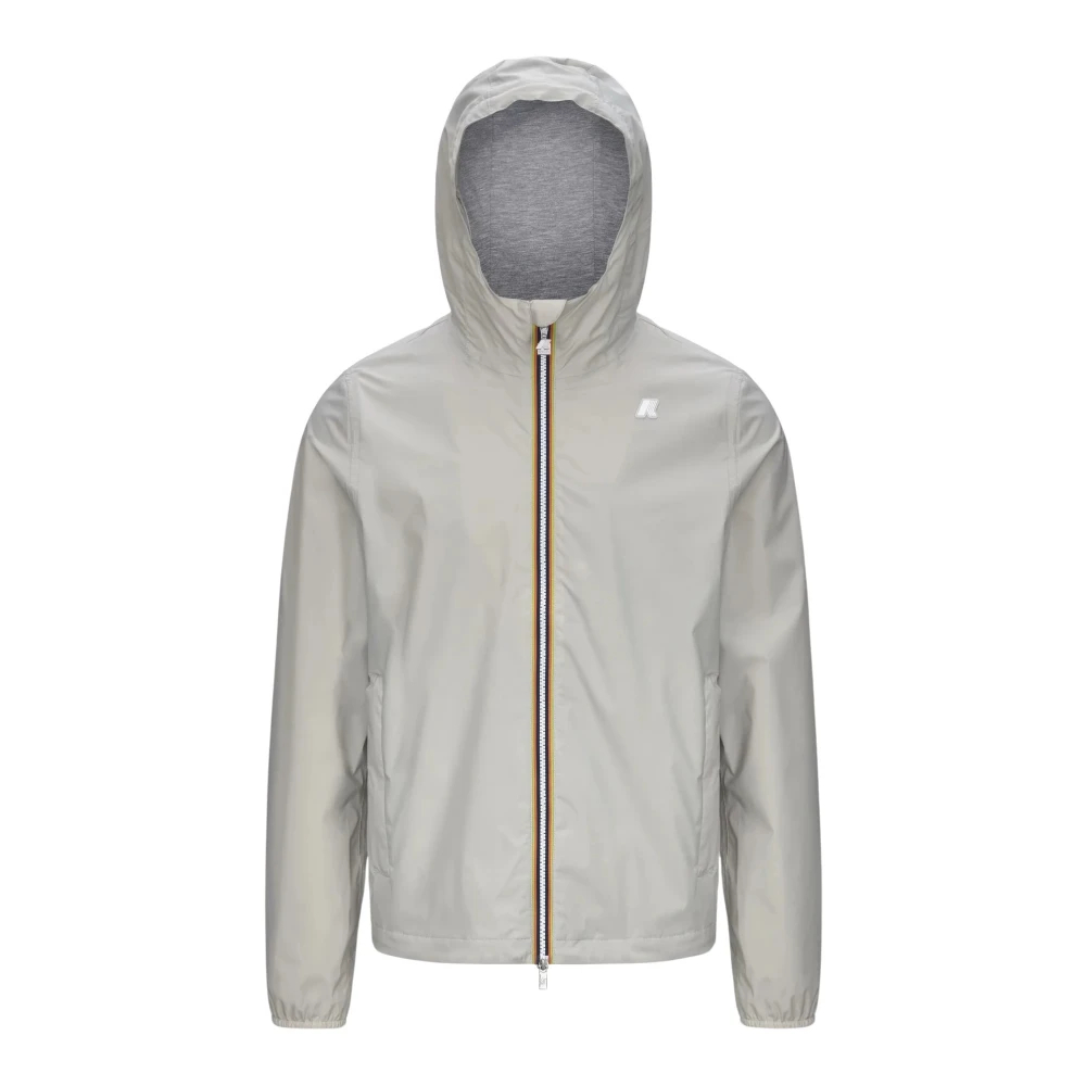 K-Way Herren Beige - Jack Stretch Nylon Jersey - Jackets - M