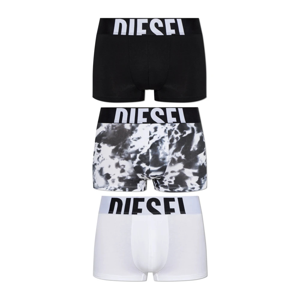 Diesel Herren Weiß - Dreierpack Boxer Briefs - Underwear - 2XL