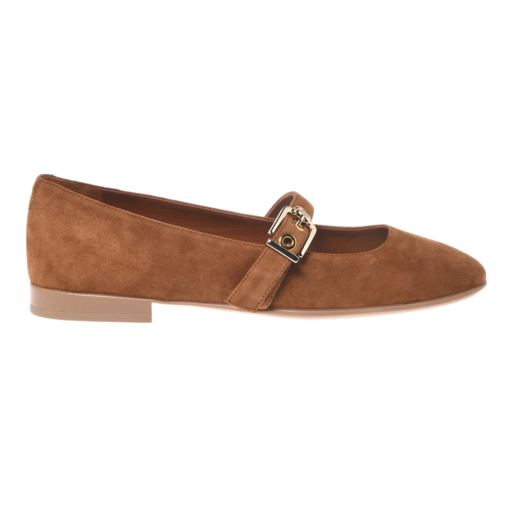 Baldinini Damen Braun - Ballerina Aus Wildleder - Shoes - 38 Eu