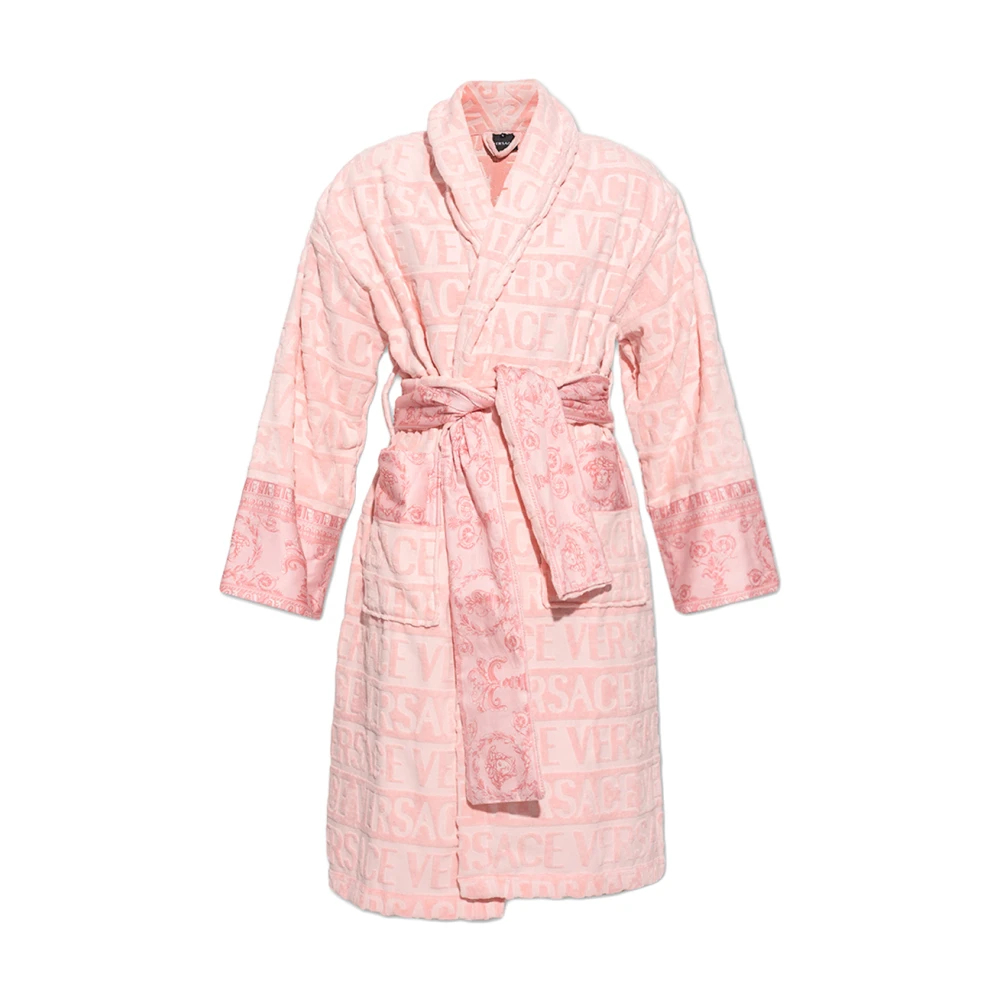 Versace Herren Rosa - I Love Baroque Bademantel - Nightwear & Lounge - 2XL