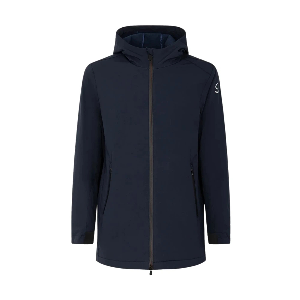 Suns Herren Blau - Parka Nomentano Micro - Coats - M