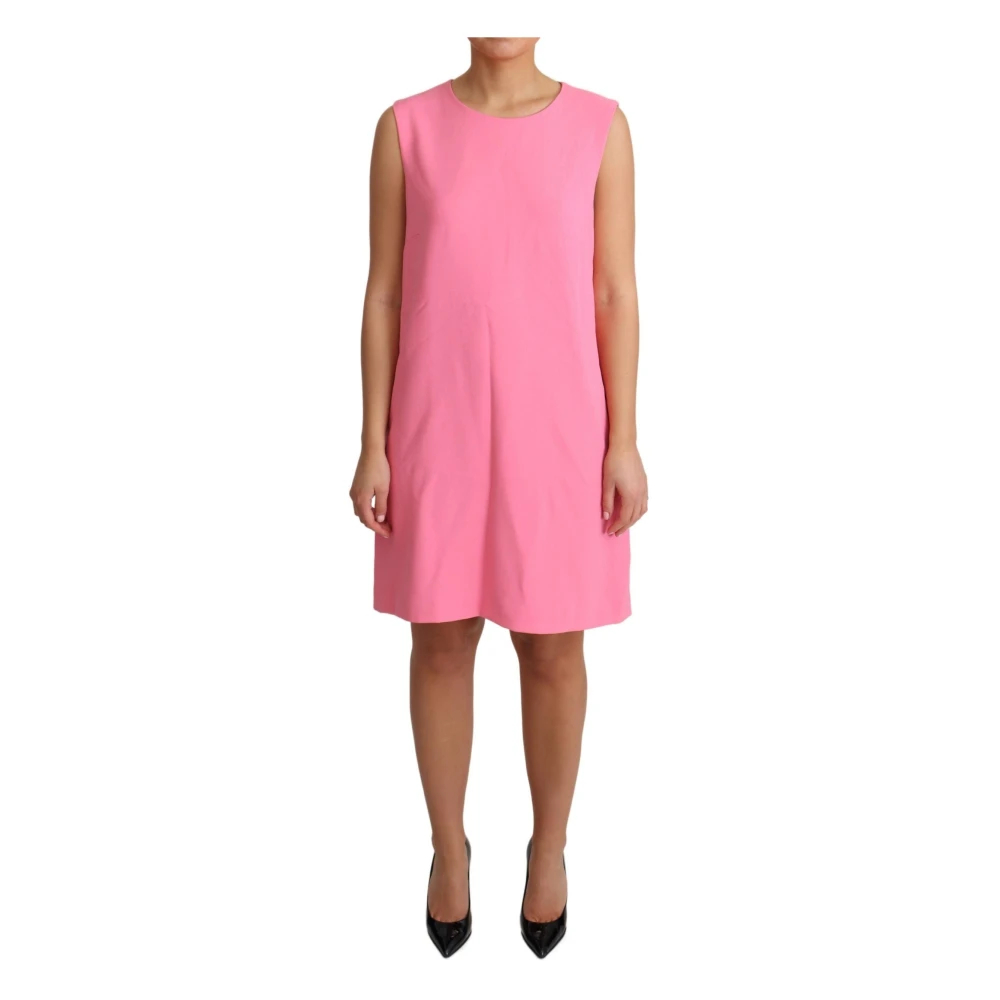 Dolce & Gabbana Damen Rosa - Ärmelloses Knielanges Kleid - Dresses - M
