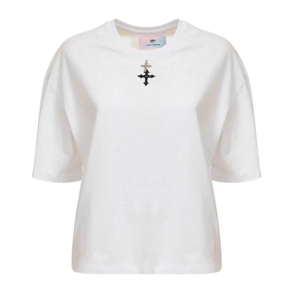 Chiara Ferragni Collection Damen Weiß - Chiara Ferragni T-Shirt - Tops - 2XS