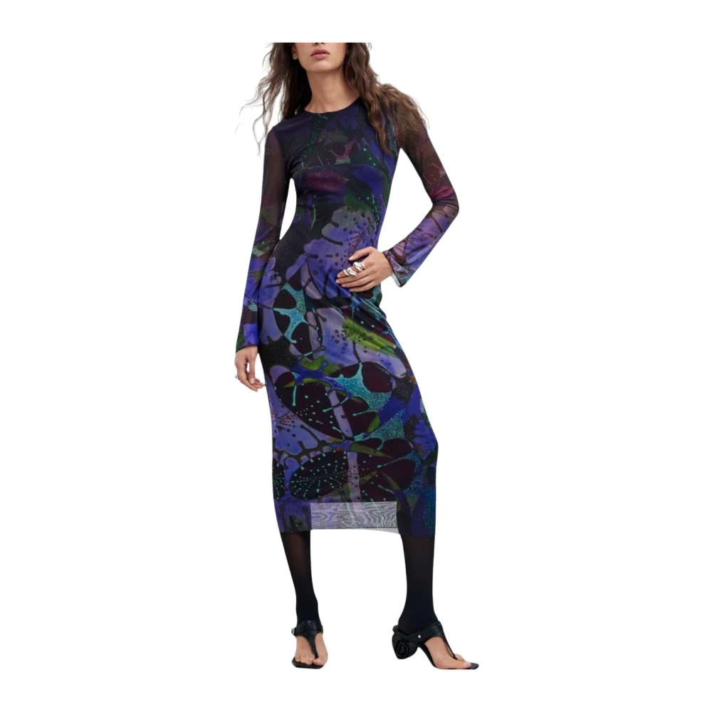 Desigual , Damen, Kleider, Lila, L - Bild 8