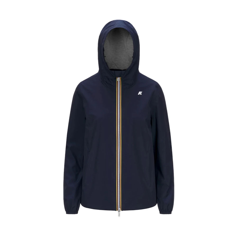 K-Way Damen Blau - E Kurze Jacke Polyester - Jackets - Xl