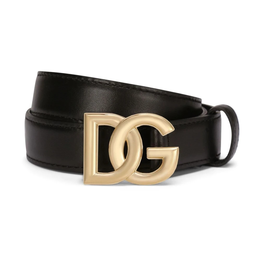 Dolce & Gabbana Dg Logo Leather Belt - Bild 5