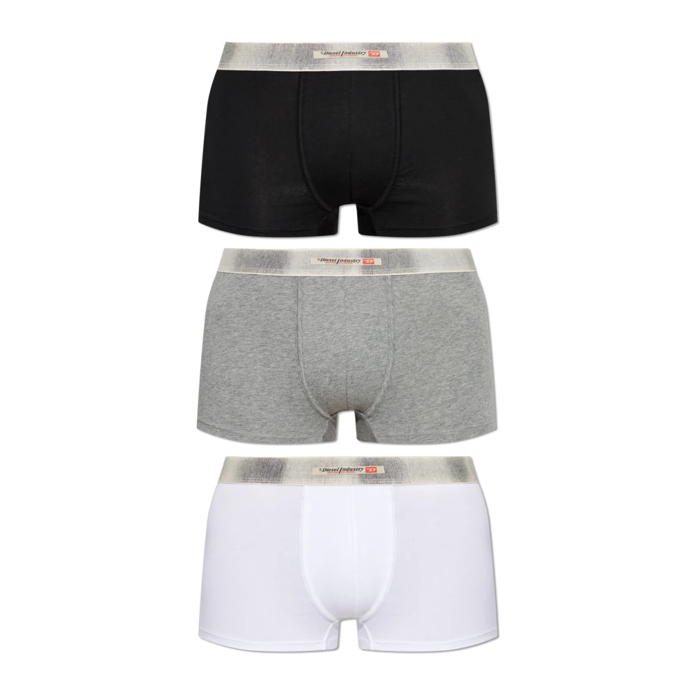 Diesel Herren Schwarz - Damien 3Er-Pack Boxer Briefs - Underwear - K - 2XL