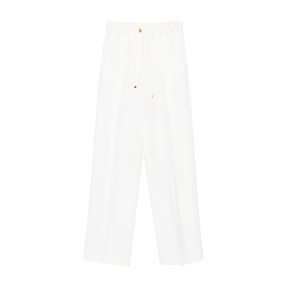 Moncler Hose Aus Wollgabardine für Damen in Weiss in Größe: 38 - Bild 4