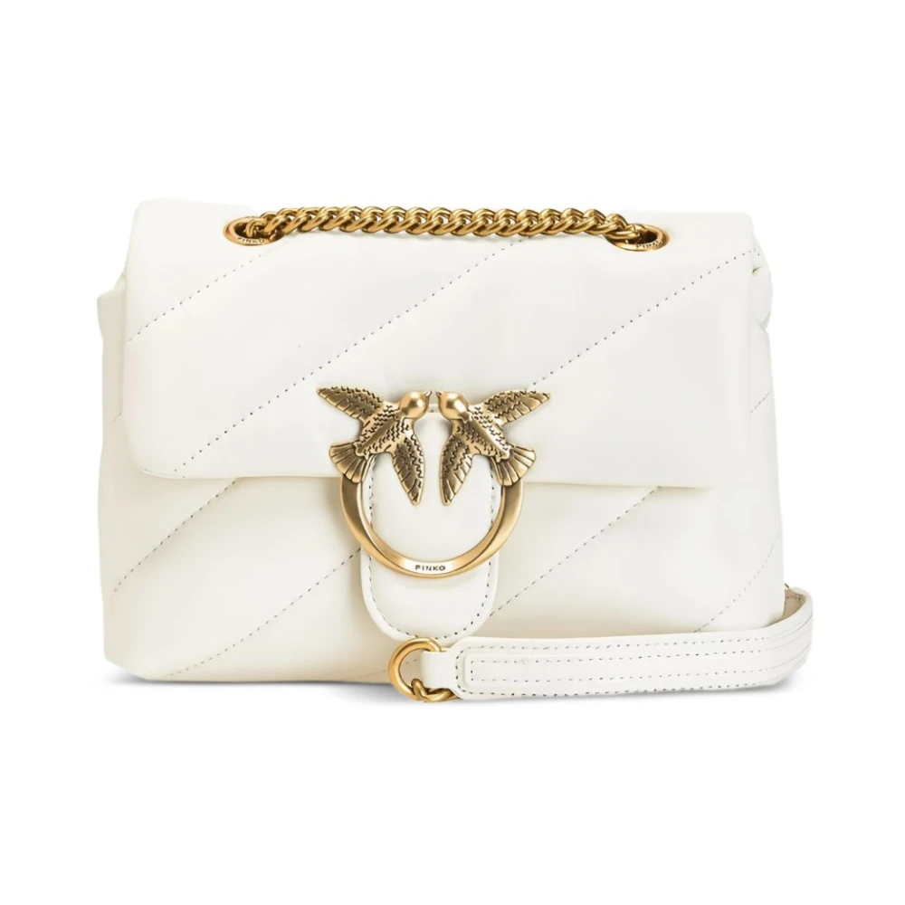 Pinko - Mini Love Puff - Bags - Damen - Weiß - One Size