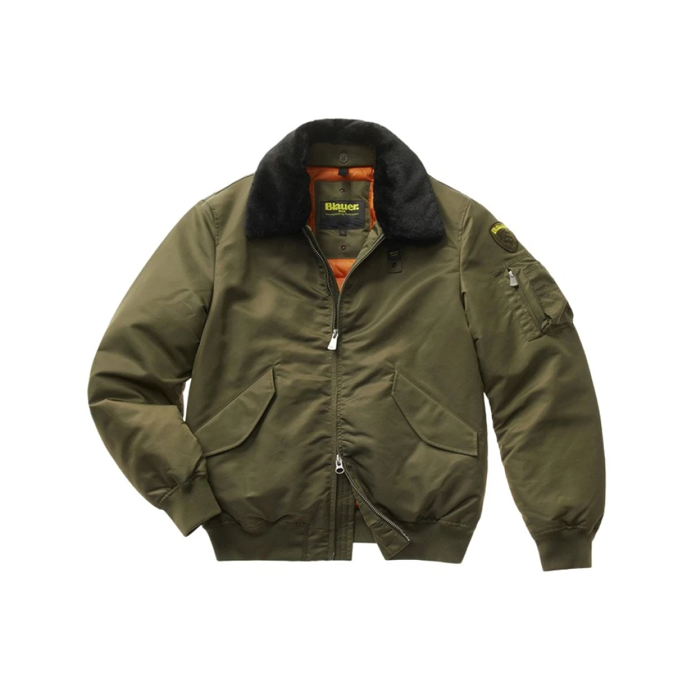 Blauer Herren Grün - E Nylon Bomberjacke - Jackets - Xl