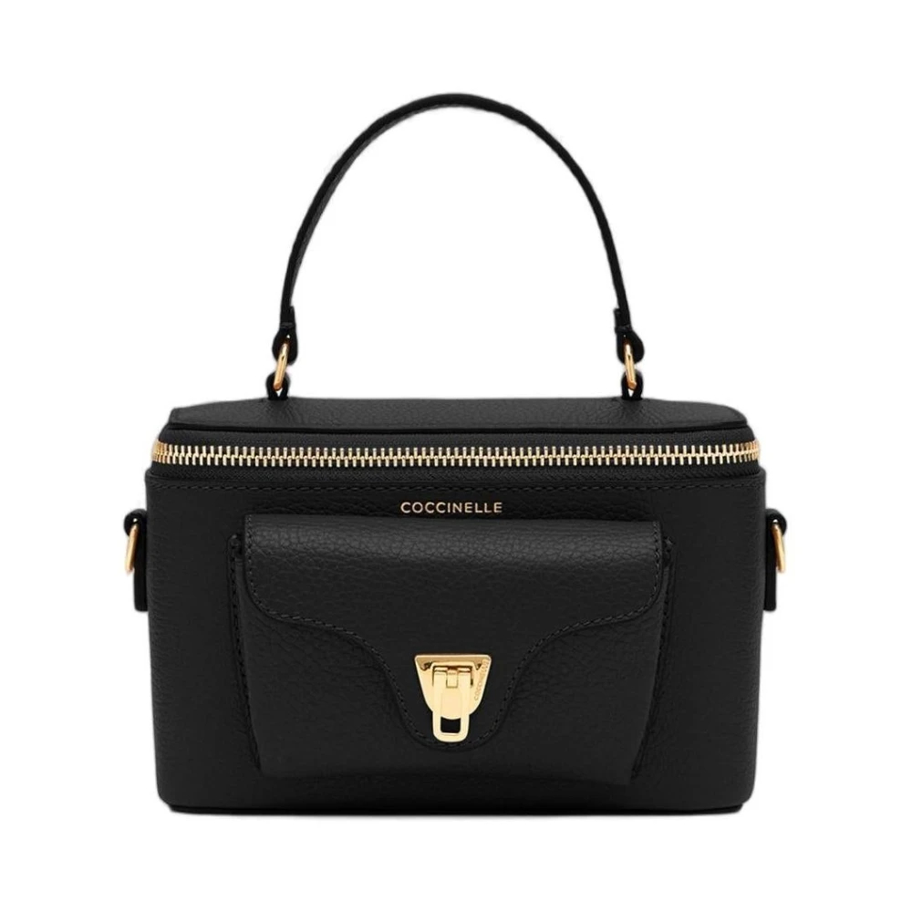 Coccinelle - Schwarze Leder-Damentasche Beat Generation - Bags - Damen - Schwarzk - One Size - Bild 10