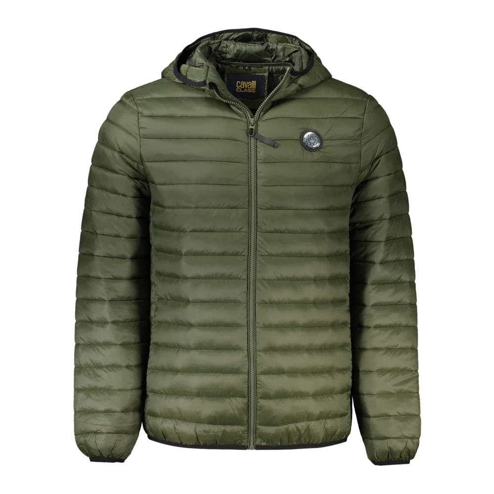 Cavalli Class Unifarbene Steppjacke In Grün Klein - Bild 5