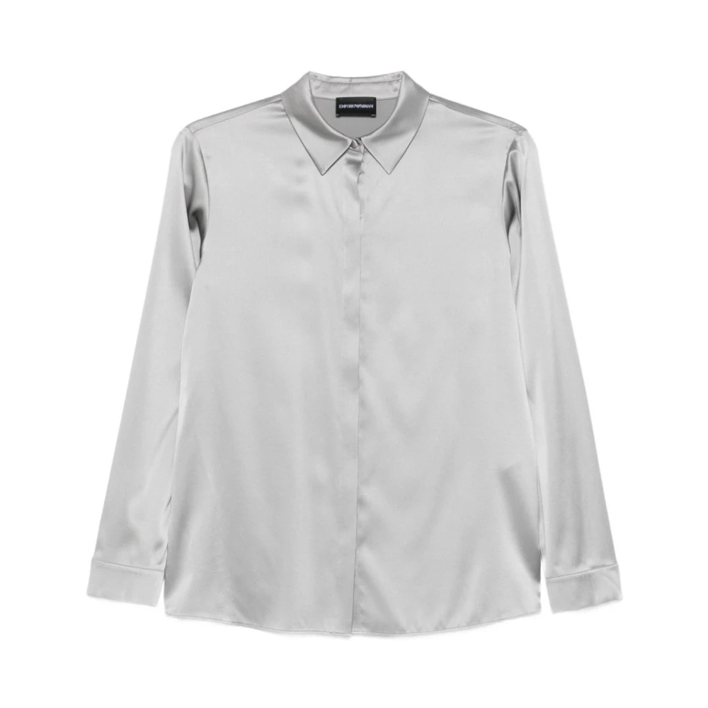 Emporio Armani Damen Grau - Shirts - Blouses & Shirts - Xl