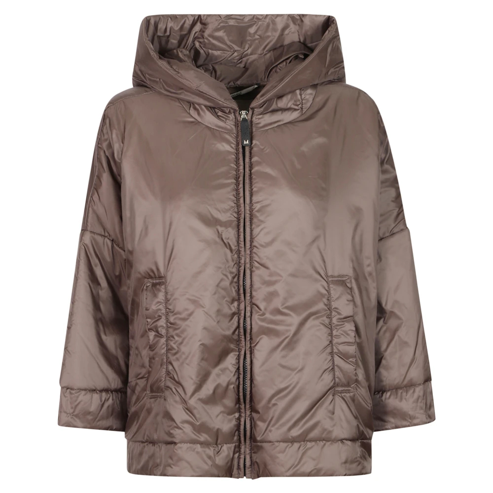 Max Mara - Kurze- Oversized Wattierte Jacke - Jackets - Damen - Gelb - 2XS