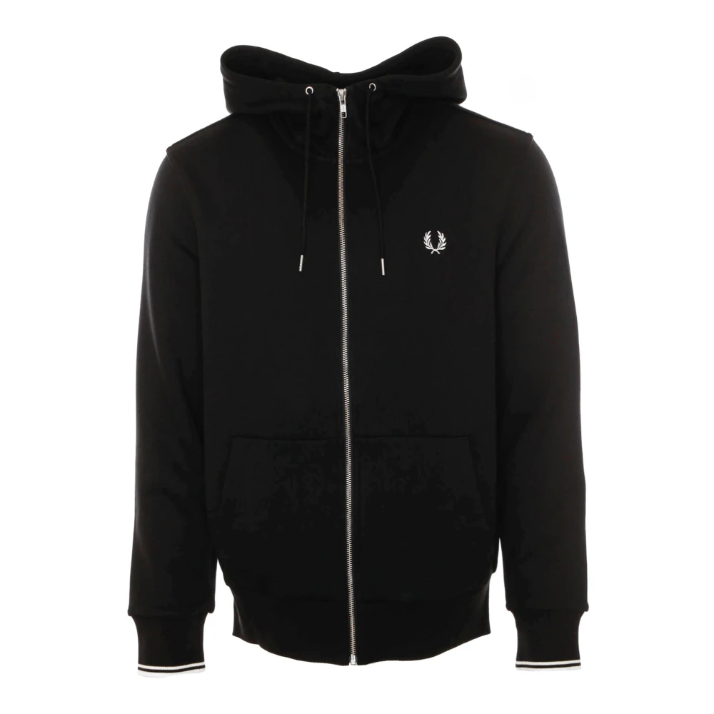 Fred Perry Herren Schwarz Sweatshirt - Bild 7