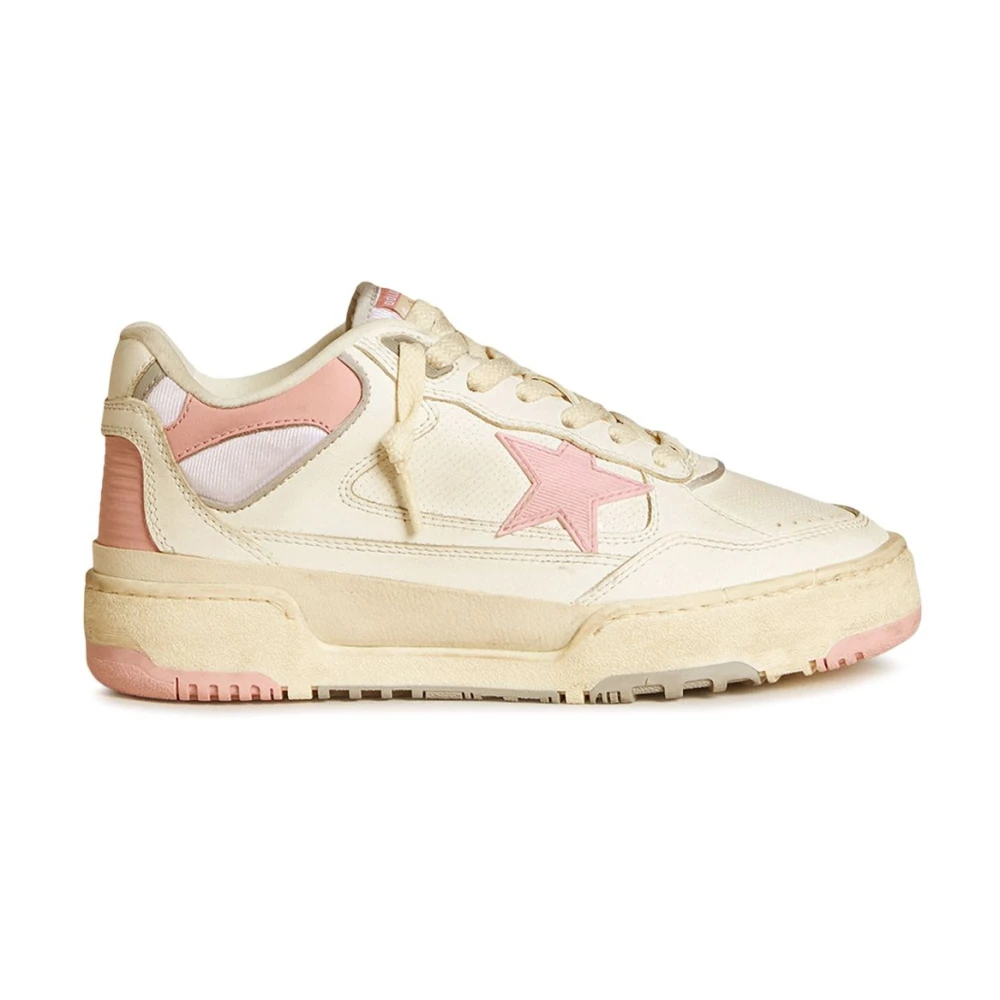 Golden Goose Damen Weiß - E Leder-Sneaker Mit Schnürung - Shoes - 37 Eu