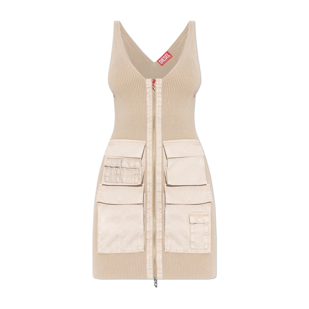 Diesel Damen Beige - M-Gabrielle Kleid - Dresses - L