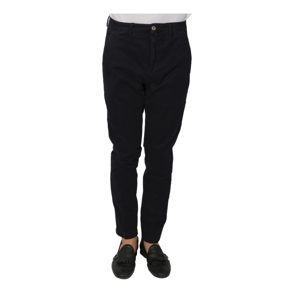 Siviglia Herren Blau - Polyesterhose Mit Amerikanischer Tasche - Trousers - W38
