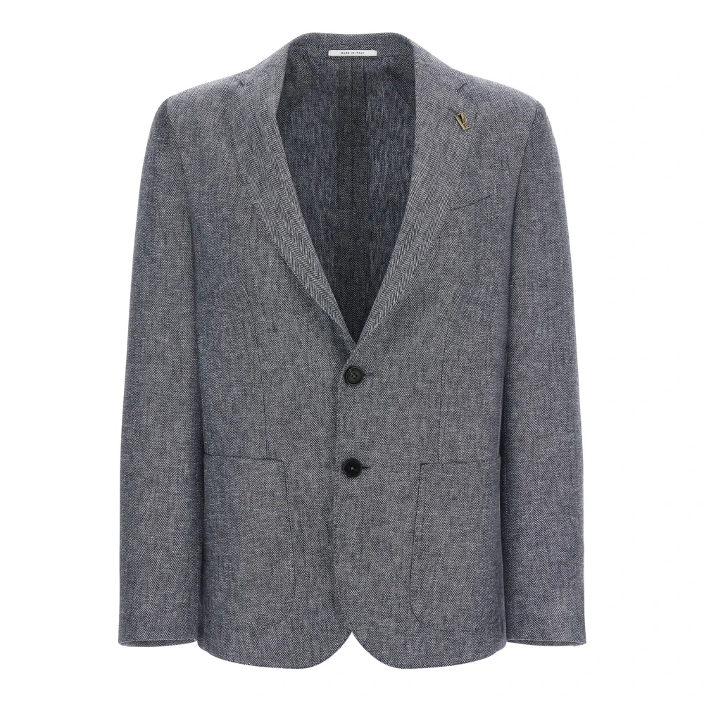 Pal Zileri Herren Blau - Brera Einreiher-Blazer - Jackets - 4XL