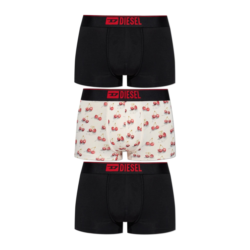 Diesel Herren Schwarz - Damien-Gft Dreierpack Boxershorts - Underwear - K - 2XL